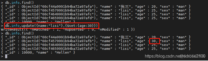 MongoDB（2）-MongoDB的常用操作命令_数据库_15