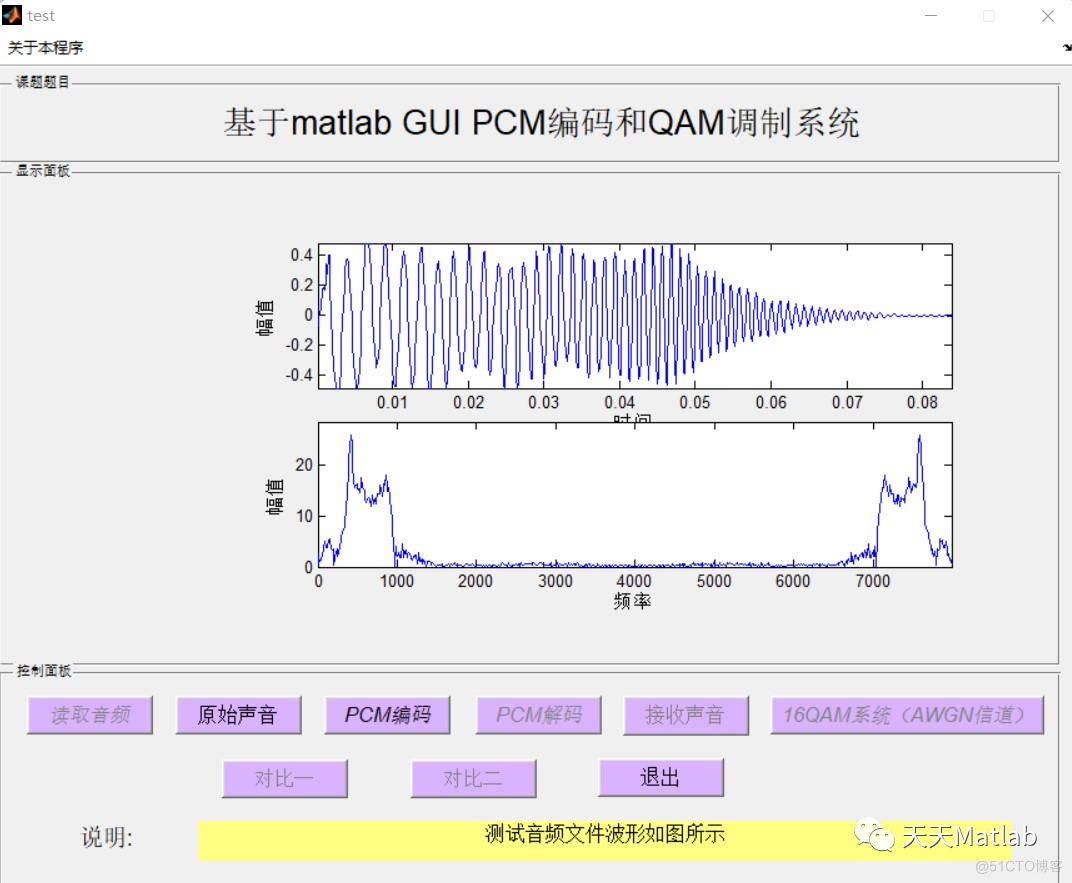【数字信号调制】基于PCM编码和QAM调制系统附matlab代码_信噪比