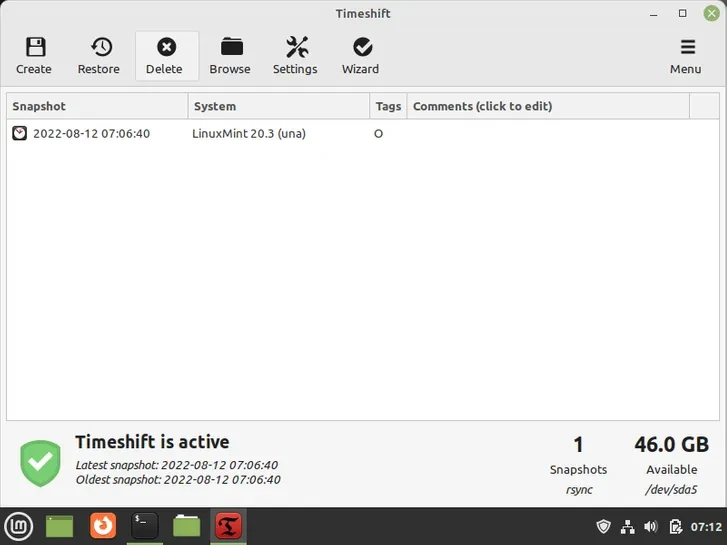 System-Snapshot-Before-Upgrade-Linux-Mint