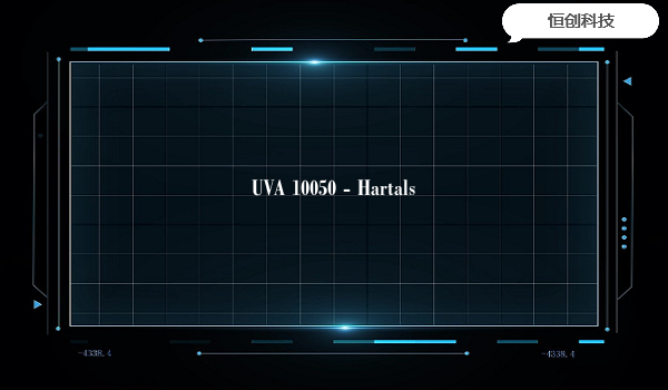 UVA 10050 - Hartals
